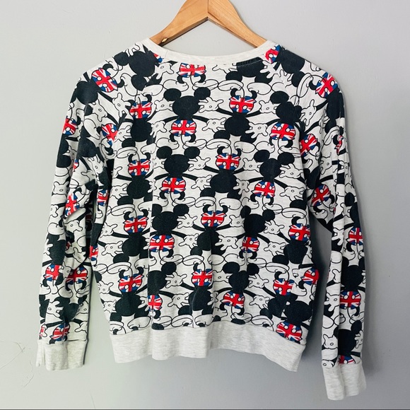 Disney Union Jack Mickey Mouse Sweatshirt - Picture 2 of 4